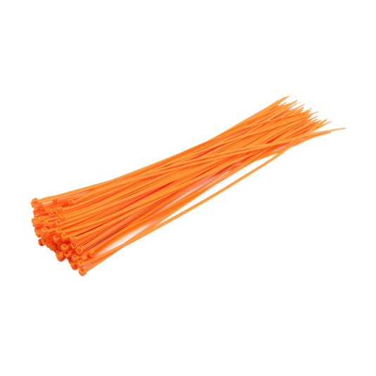 SafeFoam 19" Zip Ties For Baseball Fence Topper (Orange)