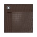 FenceMate 5' High Classic Mesh Baseball Windscreen (Vinyl Coated Polyester) (5' High 50' Long) (Brown)