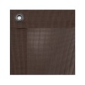 FenceMate 6' High Classic Mesh Baseball Windscreen (Vinyl Coated Polyester) (6' High 25' Long) (Brown)