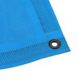 FenceMate 6' High Classic Mesh Baseball Windscreen (Vinyl Coated Polyester) (6' High 30' Long) (Carolina Blue)
