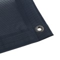 FenceMate 6' High Classic Mesh Baseball Windscreen (Vinyl Coated Polyester) (6' High 30' Long) (Navy Blue)