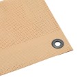 Fencemate 15' x 20' x 50' Baseball Infield Protector (Trapezoid Shaped) - Tan