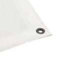 Fencemate 20' x 24' x 64' Baseball Infield Protector (Trapezoid Shaped) - White