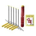 Grand Slam Above Ground 4' H x 314' Long Portable Outfield Fencing Kit (Loop Style, 10' Pole Interval) - Red