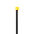 In-Ground 60" Pole with Yellow Cap for Grand Slam Fence with Loops