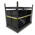 Mod-Fence 60ft Temporary Traditional Fence Kit with Transportation Cart | Ships Preassembled