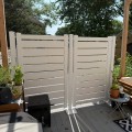 Mod-Fence 6ft x 40ft Temporary Privacy Fence Kit | 10 Panels and 12 Posts | Ships Preassembled