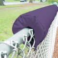 EnviroSafe 1" Thick x 6' Long Premium Baseball Fence Rail Top Padding - Purple