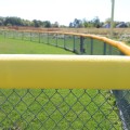 SafeFoam 8' Standard Baseball Fence Rail Foam Safety Padding - Yellow (Default)