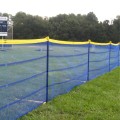 Grand Slam Baseball Outfield Temporary Fencing 4' Pole and Post Cap For Baseball Portable Fences (Black)
