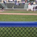SafeFoam 8' Long Premium Tough Skin Rail Padding Baseball Fence Top Padding - Royal Blue