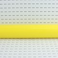 SafeFoam 8' Long Premium Tough Skin Rail Padding Baseball Fence Top Padding - Yellow