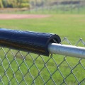 SafeFoam 8' Section of Premium Rail Padding with Tough Skin For Baseball Chain Link Fence (Yellow Shown)