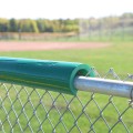 SafeFoam 8' Section of Premium Rail Padding with Tough Skin For Baseball Chain Link Fence (Yellow Shown)