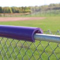 SafeFoam 8' Section of Premium Rail Padding with Tough Skin For Baseball Chain Link Fence (Yellow Shown)