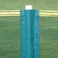 Grand Slam Heavy Duty Above Ground 4' H x 150' Long Portable Outfield Fencing Kit (Pocket Style, 10' Pole Interval) - Blue