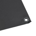 EnviroSafe Gym Mats 4' x 10' x 2" Medium Firm Folding Mat (Black)