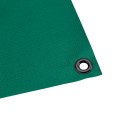 Envirosafe Gym Mats 4' x 10' x 2" Flex Firm Folding Mat Velcro 2-Ends - Green