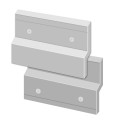 3' Length Z Clip Aluminum Channel for Secure Fencing