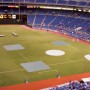Fieldsaver 10' x 10' 18 Oz Baseball Base Covers Set Of 3 - Gray