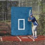 CageSaver 5' x 7' Heavy-Duty Batting Cage Backdrop and Baseball Chain Link Fence Protector with Strike Zone (30oz) 