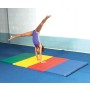 EnviroSafe 2' Folding Gym Mat 1.375" Extra-Firm Hook & Loop Ends 6x12