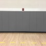 EnviroSafe Gymnasium Wall Padding 2' x 6' x 1.375" Extra-Firm Indoor Wall Pad (Gray)
