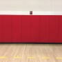 EnviroSafe Gymnasium Wall Padding 2' x 6' x 1.375" Extra-Firm Indoor Wall Pad (Red)