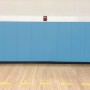 EnviroSafe Gymnasium Wall Padding 2' x 8' x 1.375" Extra-Firm Indoor Wall Pad (Sky Blue)