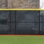 FenceMate 9' High Classic Mesh Baseball Windscreen (Vinyl Coated Polyester) - Custom Length & Color