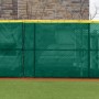 FenceMate 6' High ArmorMesh Premium Baseball Windscreen (ArmorMesh Vinyl Coated Polyester) (6' High 60' Long) (Dark Green)