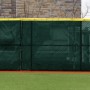FenceMate 9' High Classic Mesh Baseball Windscreen (Vinyl Coated Polyester) (9' High 85' Long) (Forest Green)