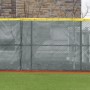 FenceMate 6' High Classic Mesh Baseball Windscreen (Vinyl Coated Polyester) (6' High 100' Long) (Gray)