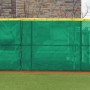 FenceMate 5' High Classic Mesh Baseball Windscreen (Vinyl Coated Polyester) (5' High 100' Long) (Kelly Green)