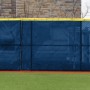 FenceMate 6' High ArmorMesh Premium Baseball Windscreen (ArmorMesh Vinyl Coated Polyester) (6' High 95' Long) (Navy Blue)