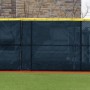 FenceMate 9' High Classic Mesh Baseball Windscreen (Vinyl Coated Polyester) (9' High 85' Long) (Navy Blue)