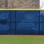 FenceMate 9' High Classic Mesh Baseball Windscreen (Vinyl Coated Polyester) (9' High 15' Long) (Royal Blue)
