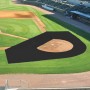 FieldSaver 2 Pc Baseball Baseball Batting Practice ArmorMesh Field Protector Collar - Black