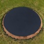 FieldSaver Endurcoat 10' Round Rain Baseball Spot Cover with 5 Stakes (18 oz Vinyl) Navy Blue
