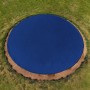 FieldSaver Endurcoat 10' Round Rain Baseball Spot Cover with 5 Stakes (18 oz Vinyl) Royal Blue