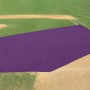 Armormesh 15' x 26' x 56' Baseball Infield Protector (Trapezoid Shaped) - Purple