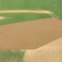 Fencemate 15' x 20' x 50' Baseball Infield Protector (Trapezoid Shaped) - Tan