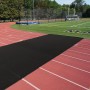 Armormesh 12' x 50' Weighted Track Cover (16 oz ArmorMesh) - Black