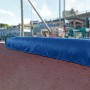 FieldSaver Baseball Infield Storage Cover for 20' Roller (18 oz Vinyl) - Custom Colors