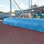 FieldSaver Baseball Infield Storage Cover for 40' Roller (18 oz Vinyl) - Sky Blue
