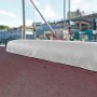 FieldSaver Baseball Infield Storage Cover for 34' Roller (18 oz Vinyl) - White