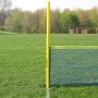 Grand Slam Baseball Outfield Temporary Fencing 2 Foul Pole Kit with 2 Ground Sockets and 6 Yellow Ties For Baseball Fields