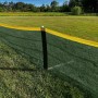 Grand Slam Baseball Heavy Duty Above Ground 4' H x 471' Long Portable Outfield Fencing Kit (Pocket Style, 5' Pole Interval) - Green