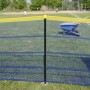 Grand Slam In-Ground Temporary Baseball Fencing Standard Package 4' x 150' Fence - 5' Intervals (Includes Sockets)