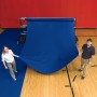 GymGuard 100' Long 10oz Lightweight Vinyl Gym Floor Cover - Custom Width & Color